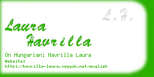 laura havrilla business card